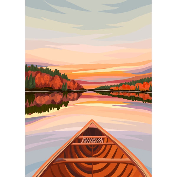 Villager Puzzles 500pc Puzzle - Canoeing at Dawn
