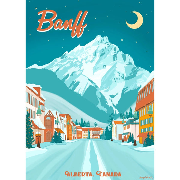 Villager Puzzles 500pc Puzzle - Banff Moonlight