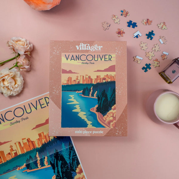 Villager Puzzles 1000pc Puzzle - Vancouver Sunset