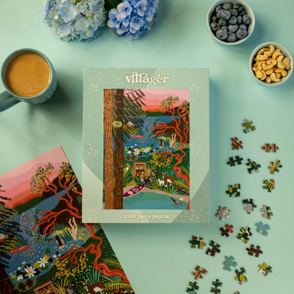 Villager Puzzles 1000pc Puzzle - Salt Spring Island Swim