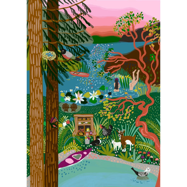 Villager Puzzles 1000pc Puzzle - Salt Spring Island Swim