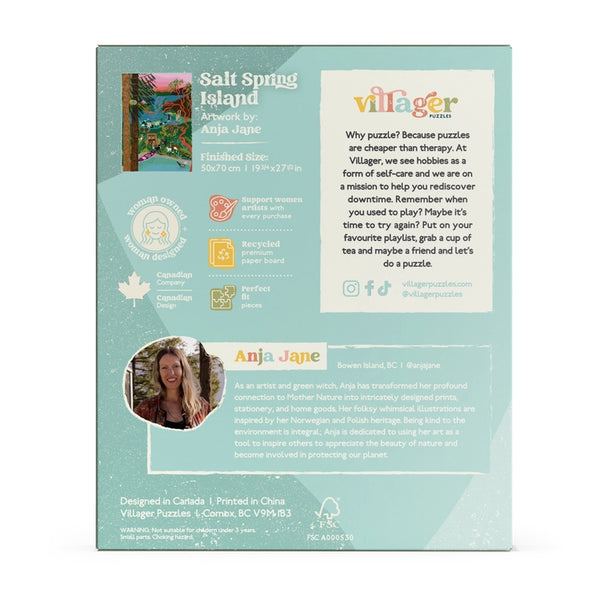 Villager Puzzles 1000pc Puzzle - Salt Spring Island Swim