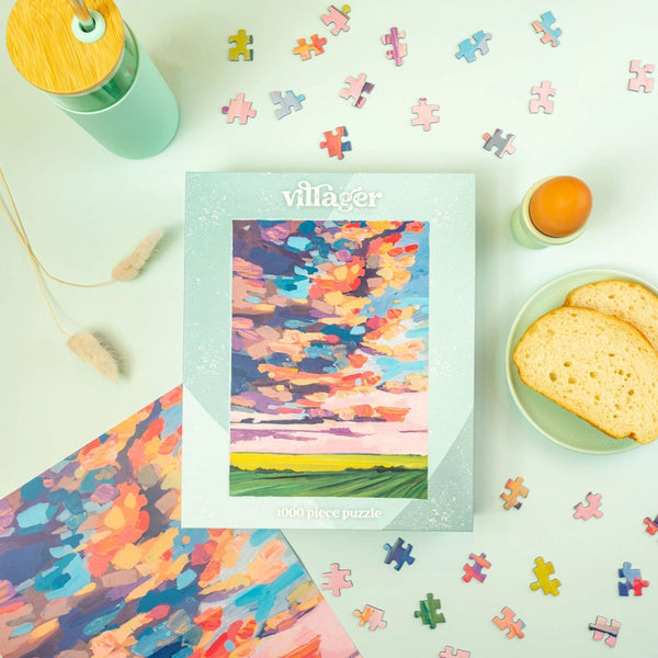 Villager Puzzles 1000pc Puzzle - Prairie Sky