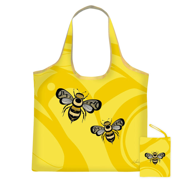 Oscardo Foldable Bag - Gilakas'la (Thank you) Bees