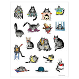 Pomegranate Sticker Book - B. Kliban CatStickers