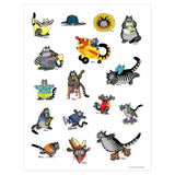 Pomegranate Sticker Book - B. Kliban CatStickers
