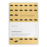Pomegranate Notebook Set, A5 Lined 3pk Edward Gorey