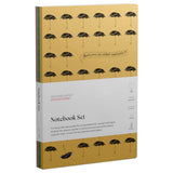 Pomegranate Notebook Set, A5 Lined 3pk Edward Gorey