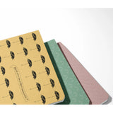 Pomegranate Notebook Set, A5 Lined 3pk Edward Gorey
