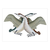 Pomegranate Book of 30 Postcards - Inuit Art: Birds Kinngait Cape Dorset