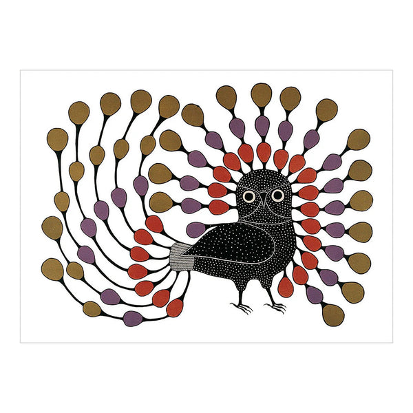 Pomegranate Book of 30 Postcards - Inuit Art: Birds Kinngait Cape Dorset