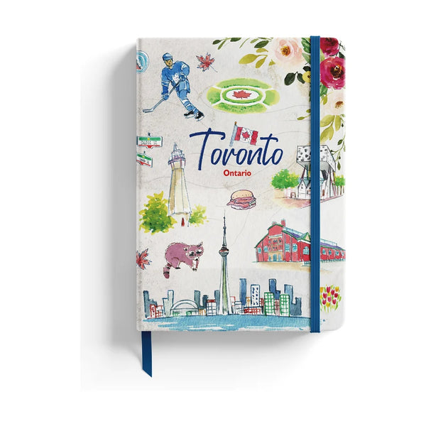 Northern Icons A5 Notebook - Illustrated City Toronto