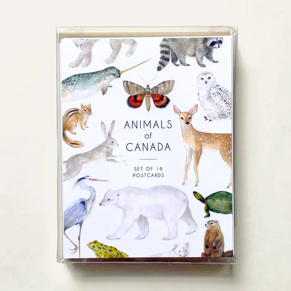Emilie Simpson Art & Design Animals of Canada Postcard Set, 16pk