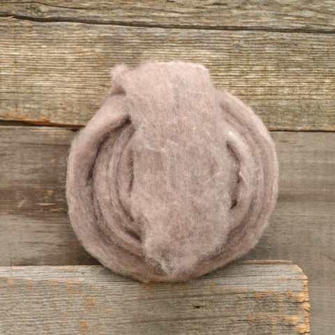 The General Bean Felting Wool Fibre, 25g - Taupe