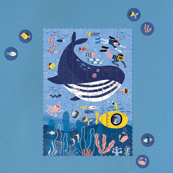 Londji Tiny Puzzle 36pc Look & Find Ocean