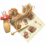 House of Marbles Wooden Knitting Kit - Mushroom
