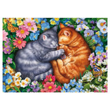 Schmidt 1000pc Puzzle - Sleeping Velvet Paws