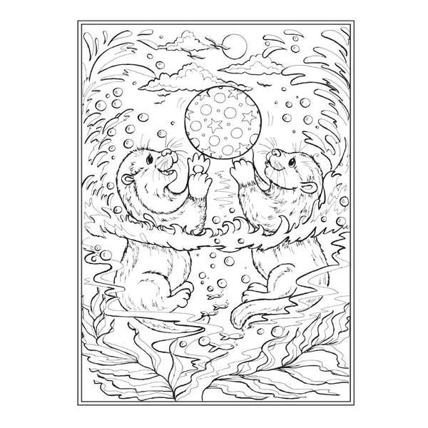 Creative Haven Colouring Book - Otterly Adorable