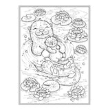 Creative Haven Colouring Book - Otterly Adorable