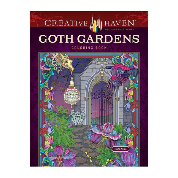 Creative Haven Colouring Book - Goth Gardens