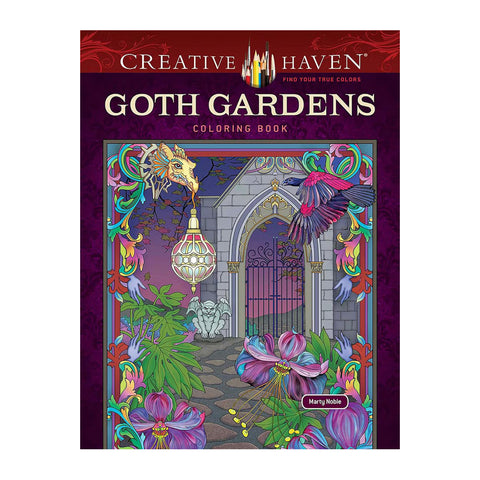 Creative Haven Colouring Book - Goth Gardens