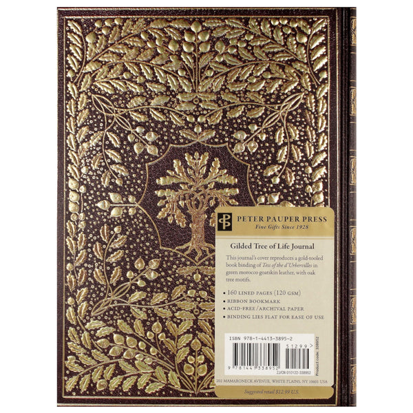 Peter Pauper Press Journal, Bookbound - Gilded Tree of Life