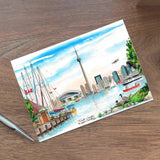 David Crighton Postcard - Toronto Island Skyline