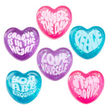 Schylling NeeDoh Good Vibes Only Heart, Assorted