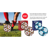 Indigenous Collection Soccer Ball - Jeffrey Red George