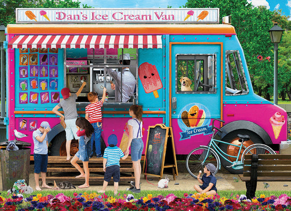 64659 Eurographics 1000pc Puzzle - Dan's Ice Cream Van
