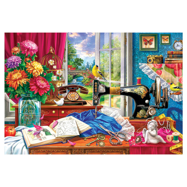 Eurographics 550pc Puzzle - Sewing Memories Tin