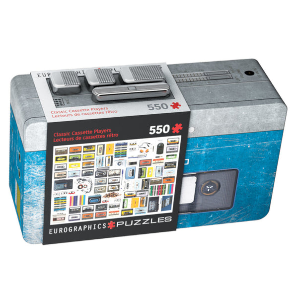 Eurographics 550pc Puzzle - Cassette Player Tin