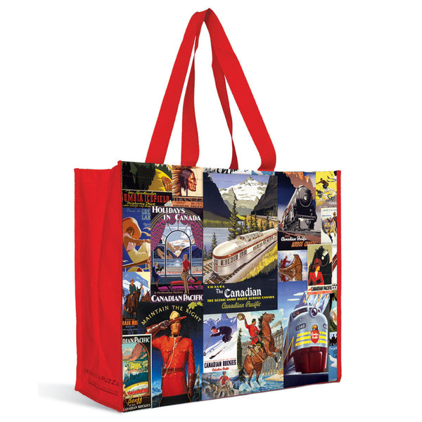 Eurographics Artsy Tote Bag - Canadian Vintage Art Travel Posters