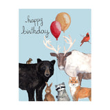 Sarah Duggan Greeting Card - Happy Birthday Animals