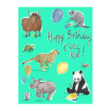 Sarah Duggan Greeting Card - Happy Birthday Cool Kid