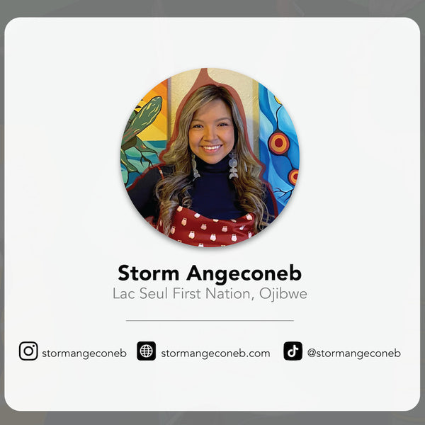 Native Northwest Playing Cards - Storm Angeconeb: Hummingbird (Nenookaasi)