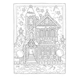 Creative Haven Colouring Book - Candy Cane Lane
