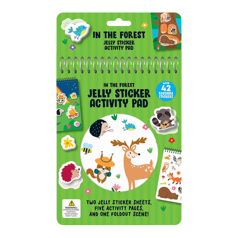 Dover In the Forest Jelly Sticker Activity Pad