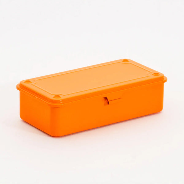 Toyo Steel Trunk Shape Toolbox T-190 Orange, Canada Exclusive