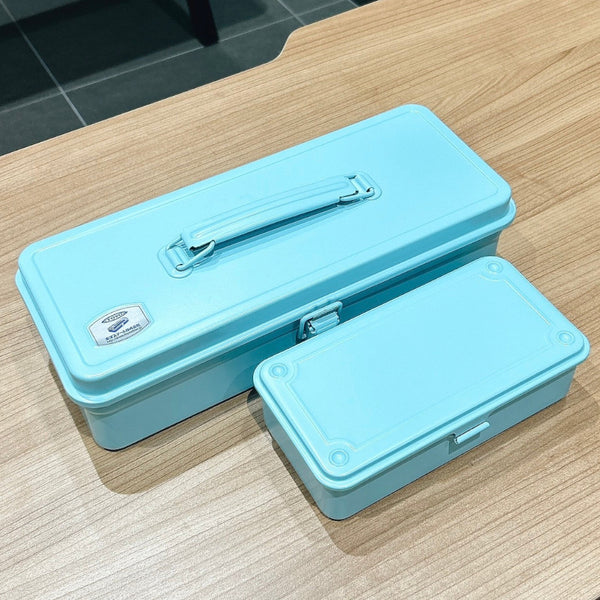 Toyo Steel Trunk Shape Toolbox T-320 Asahanada Soft Blue
