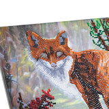 Craft Buddy DIY Crystal Art Mounted Kit, Medium - Autumn Fox