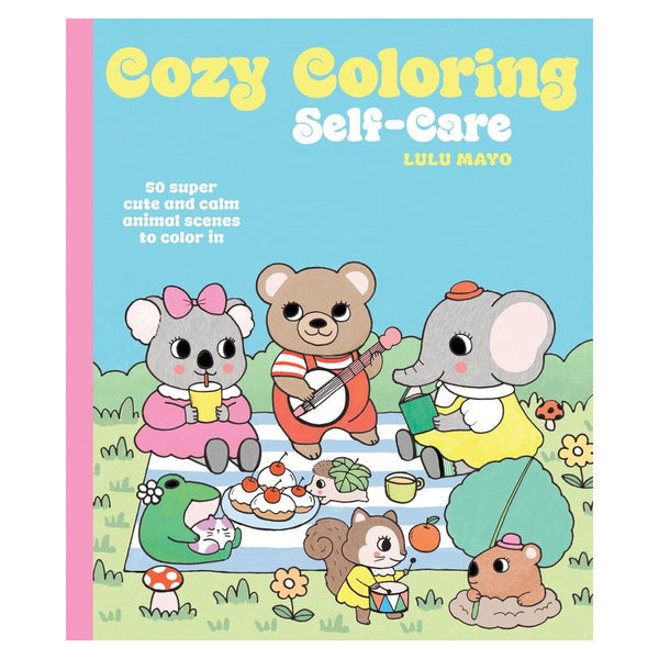 Cozy Colouring Book Self-Care by Lulu Mayo