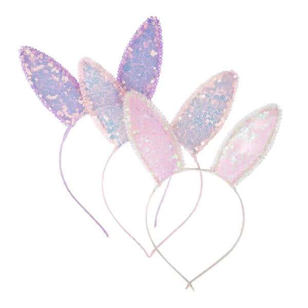 Great Pretenders Bedazzled Bunny Ears Headband, Assorted