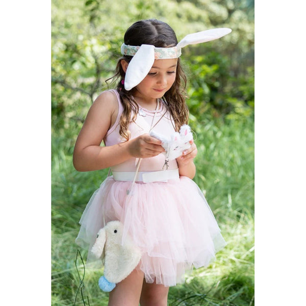 Great Pretenders Mini Furry Bunny Keychain Journal