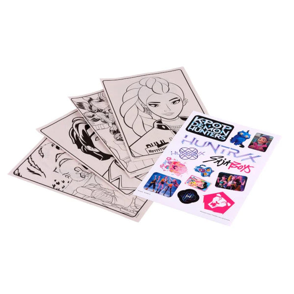 Crayola Netflix K-Pop Demon Hunters Colouring Book