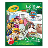 Crayola Paw Patrol Colour & Sticker Book
