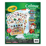 Crayola Paw Patrol Colour & Sticker Book