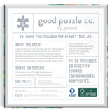 Galison Good Puzzle Co. 500pc Puzzle - Bookshop Cats