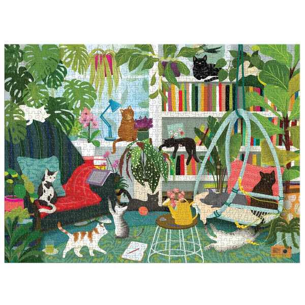 Galison Good Puzzle Co. 1000pc Puzzle - Cat Haven