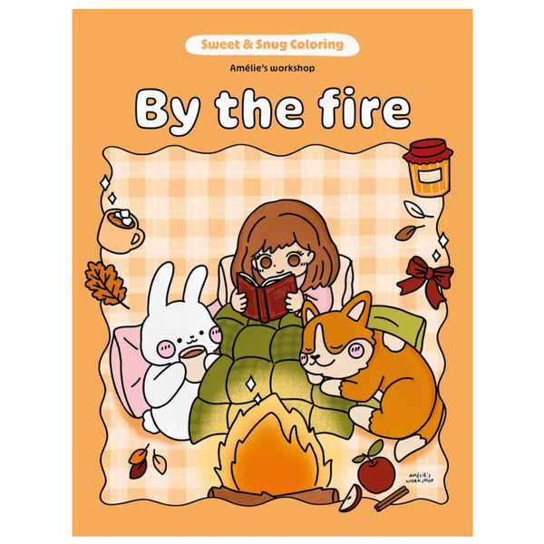 Sweet & Snug Colouring Book: By The Fire by Amelie's Workshop